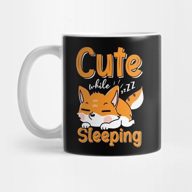 Fox Shirts For Women Men Cute While Sleeping Foxes Nature Animal Lovers Funny Christmas For Women Men by paynegabriel